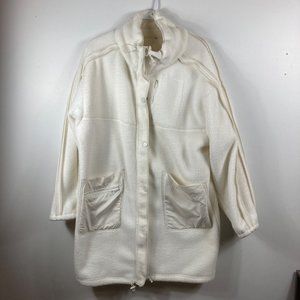 Womens Free People Movement Glacier Fleece Jacket In Ivory L